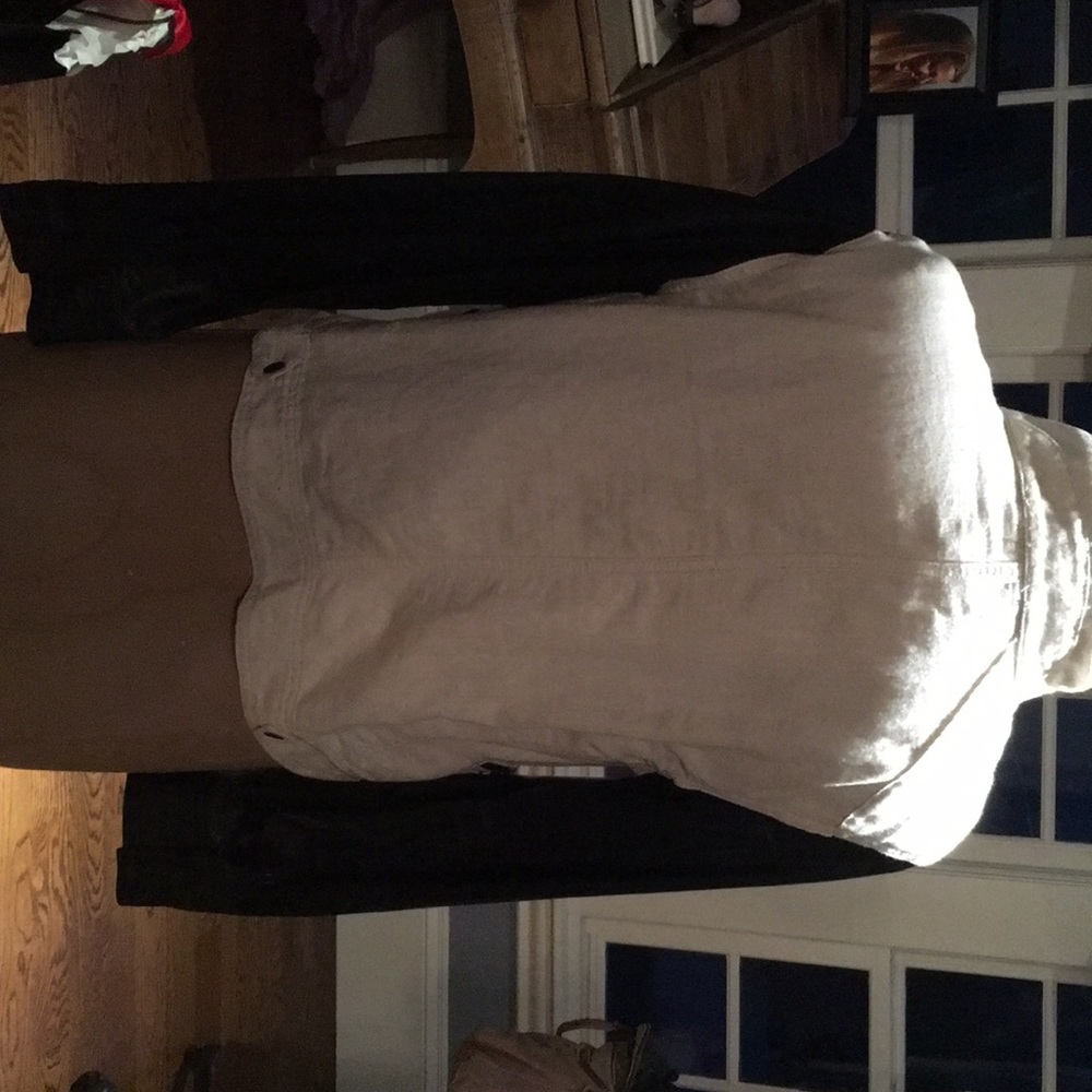 Rag And Bone Linen And Leather Jacket. - image 3